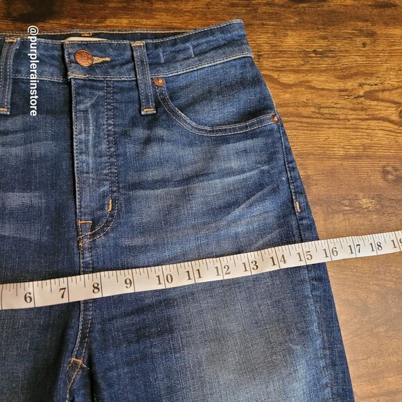 Madewell Jeans Size 26 Curvy High Rise Skinny Tummy Control Moreaux Wash AA621 - Picture 9 of 13